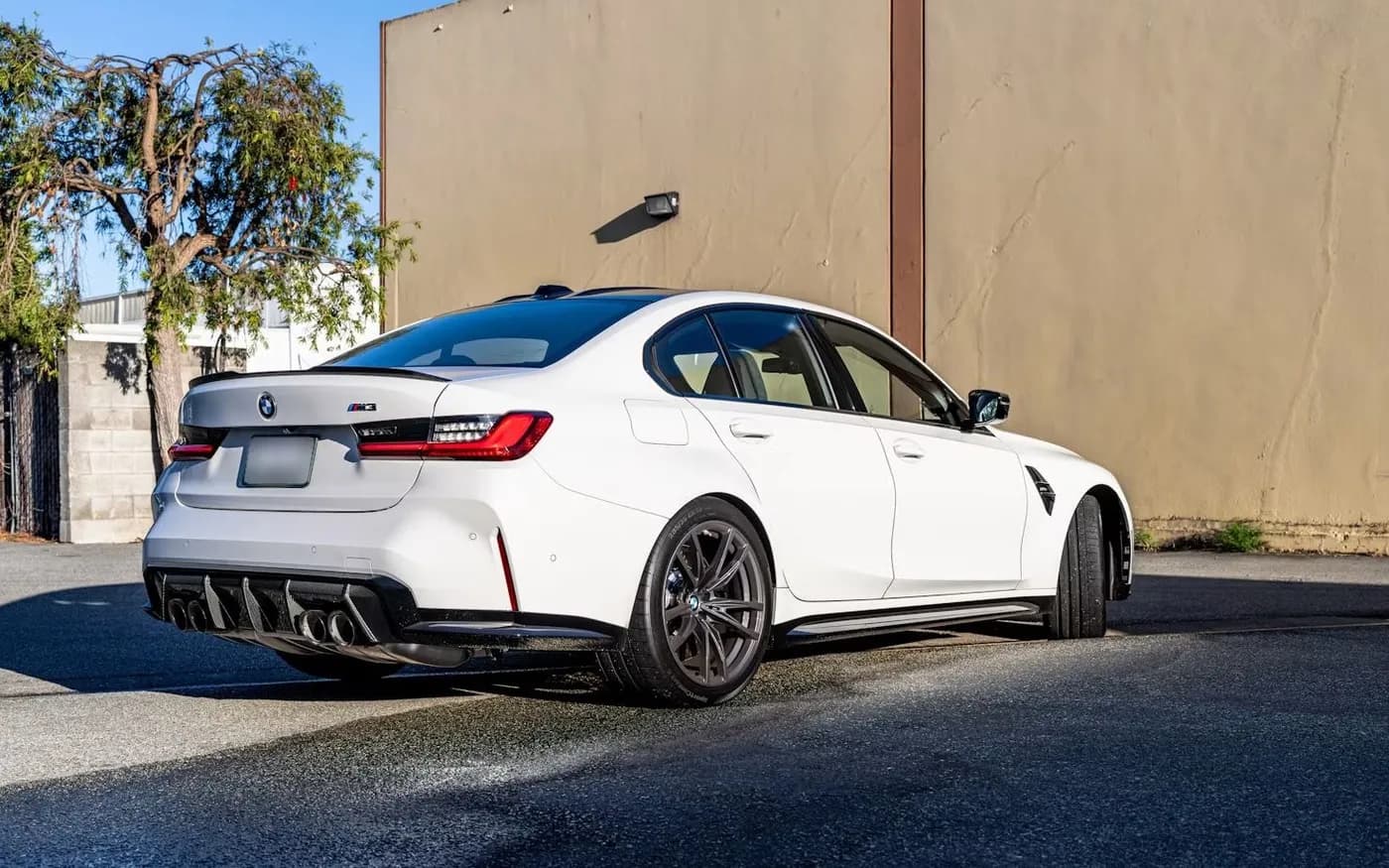 BMW M3 blanche: Original