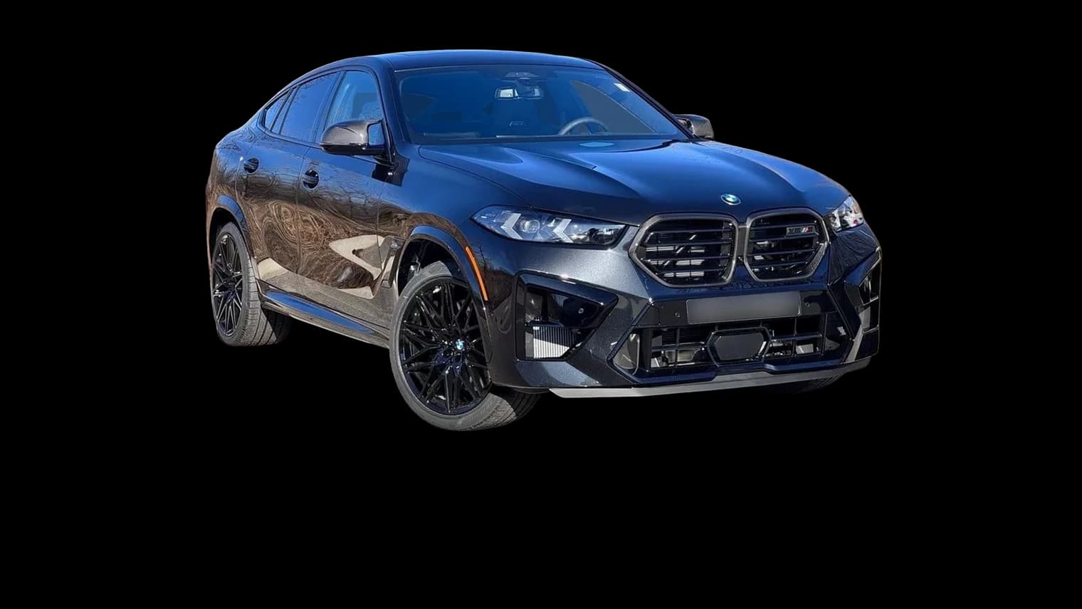 BMW X6 M with a realistic ground shadow added by CarFlow AI